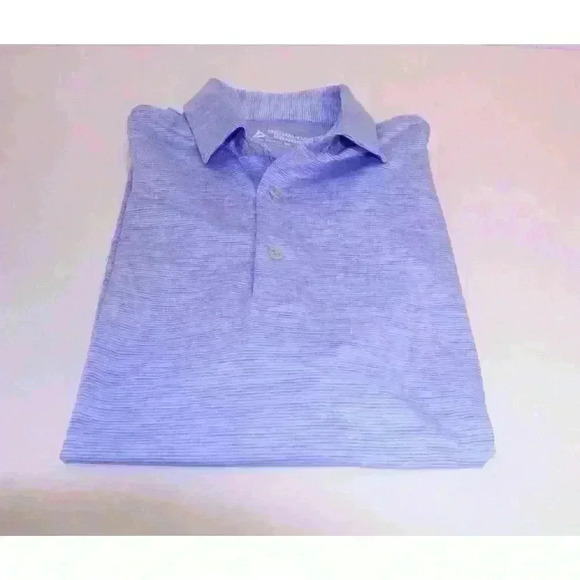 Bermuda Sands Wick Away Tech 1/4 Button Up Golf Shirt Light Blue Men's Size M - Picture 14 of 14